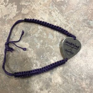 Two Guitar pick hard rock bracelets